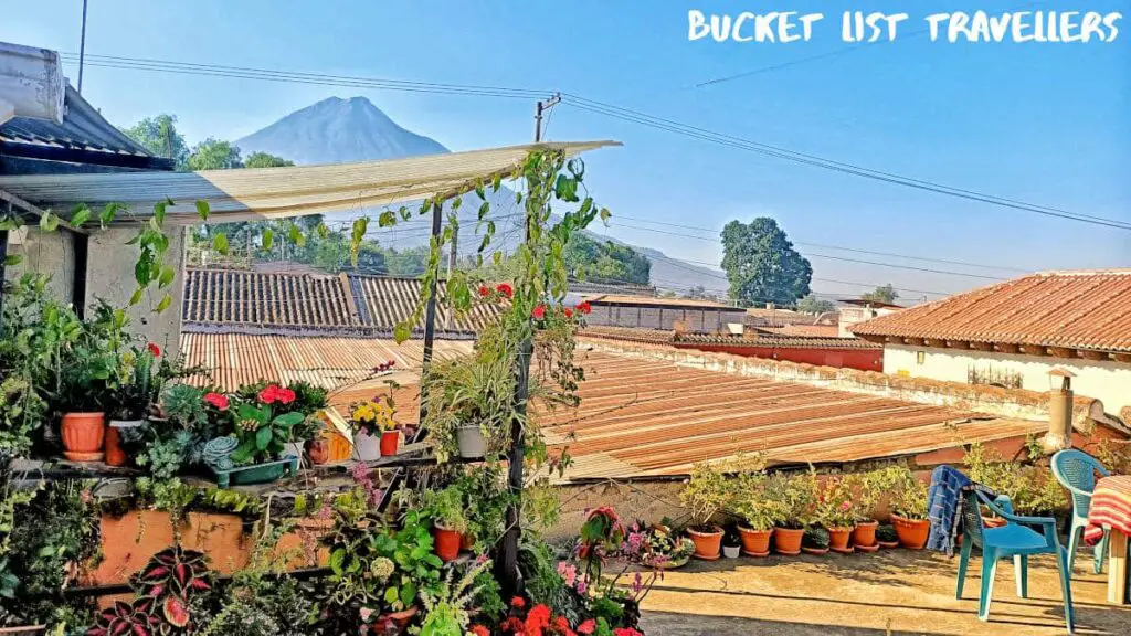 Rooftop Garden Casa de Leon Antigua Guatemala