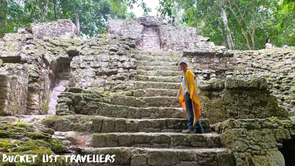 Tikal Woman on Temple of the Skulls