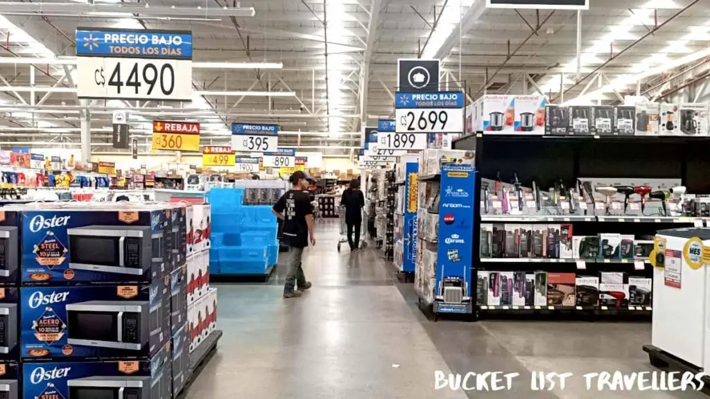 Inside Walmart Shops Managua Nicaragua