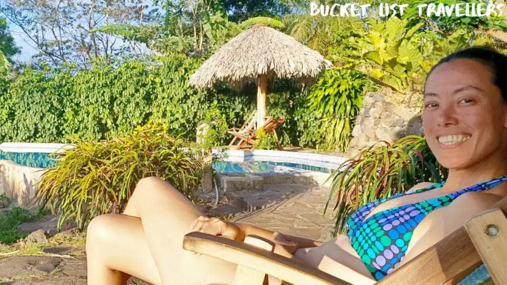 Poolside-Totoco Eco-Lodge Balgue Ometepe Island Nicaragua