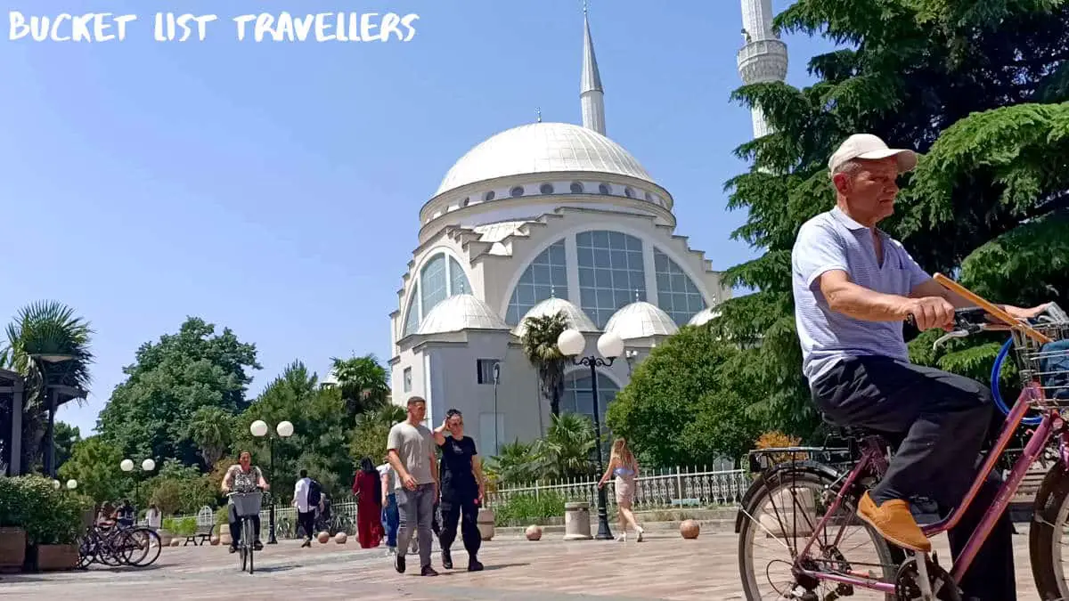 Xhamia e Madhe - Ebu Bekr Mosque Shkodra Albania-Cyclists