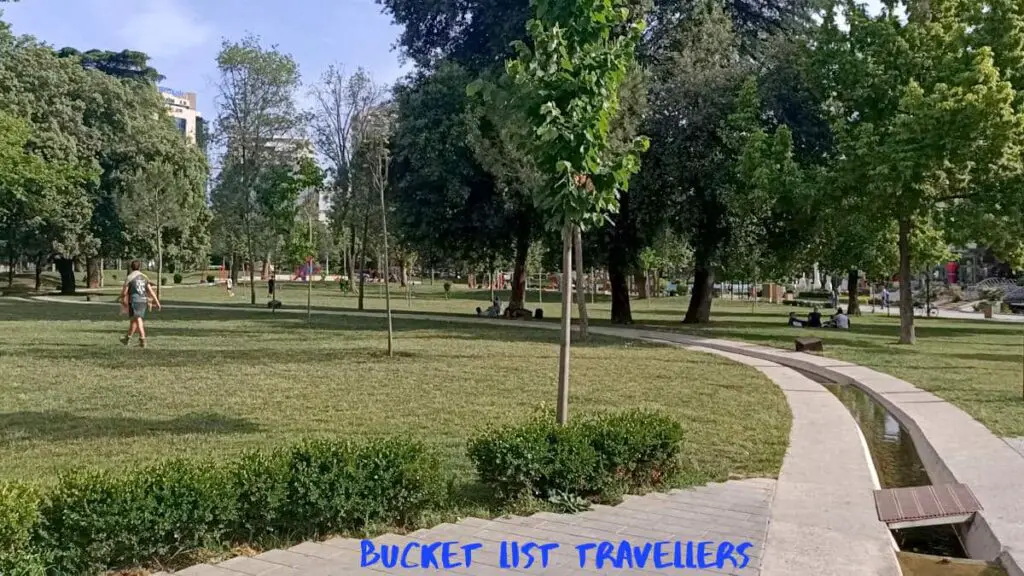 Youth Park Tirana Albania - Lawn