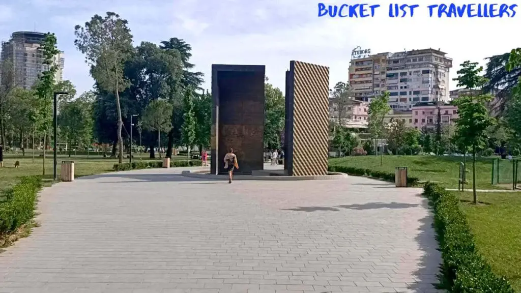 Youth Park Tirana Albania - Monument