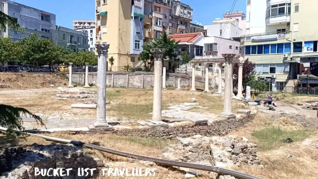 Byzantine Market Durres Albania - Roman Columns