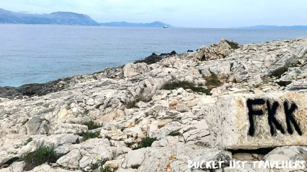FKK Beach Lumbarda Korcula Croatia