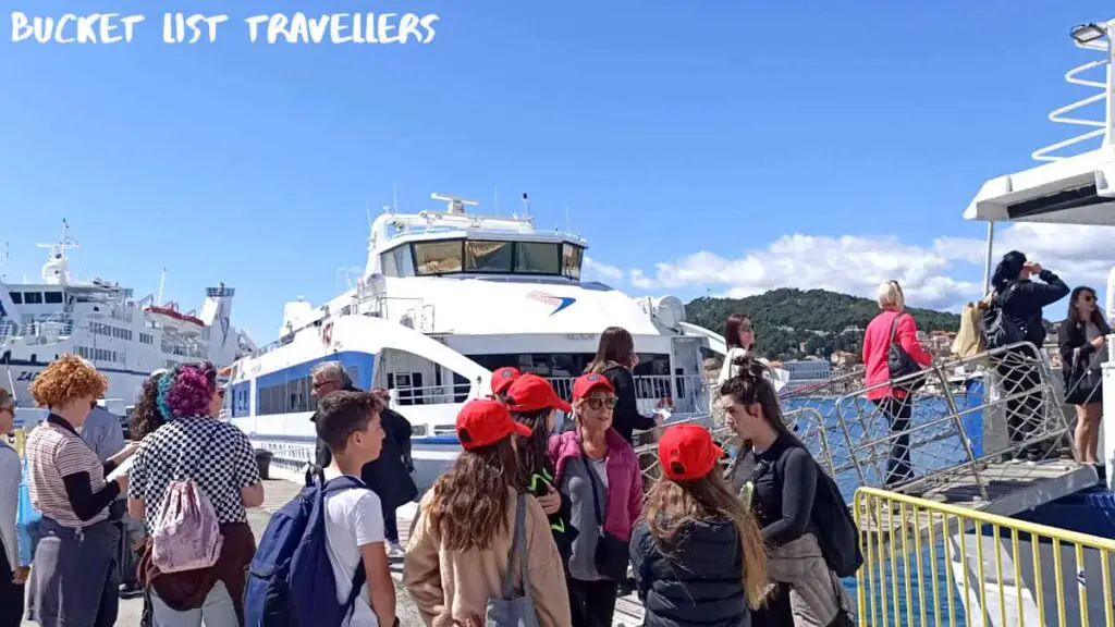Jadrolinija Ferry at Port of Split Croatia