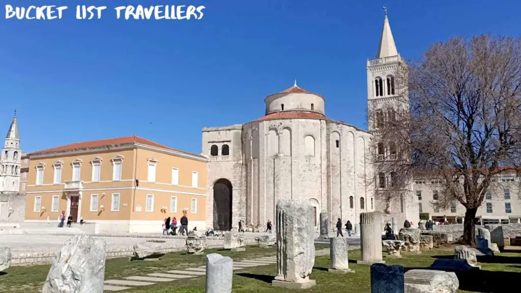 Roman Forum and Church of St Donatus Zadar Croatia