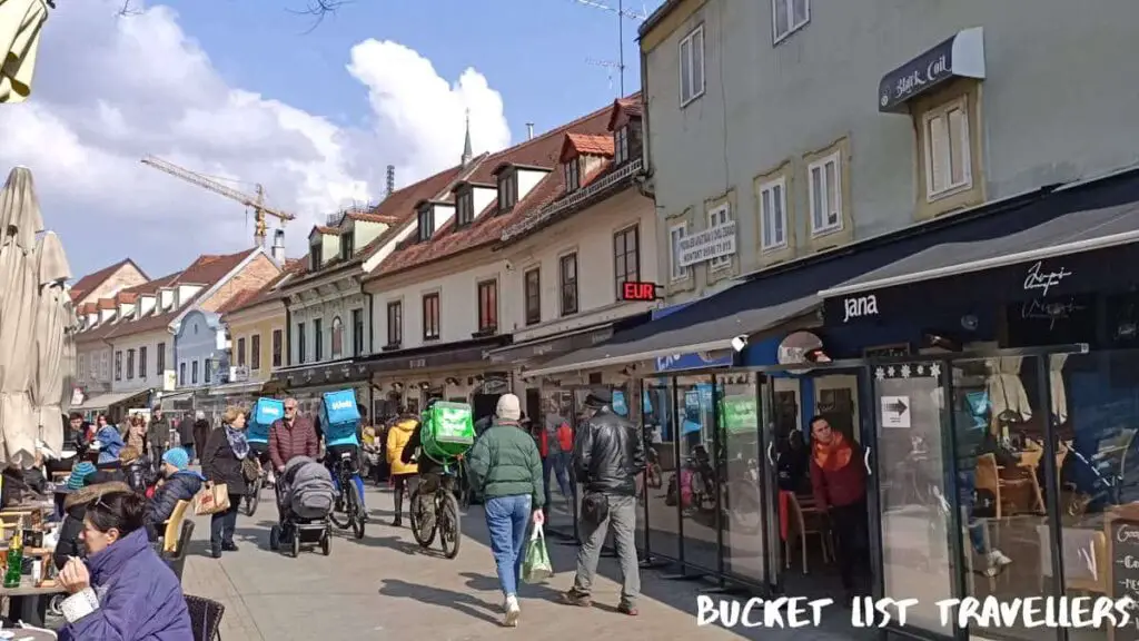 Tkalčićeva Street Zagreb Croatia
