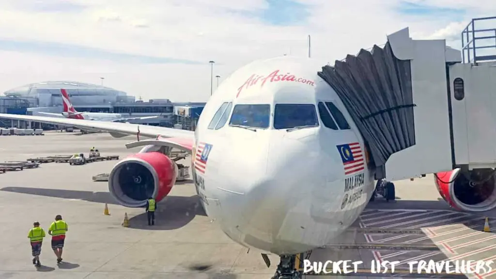 Air Asia Plane at Sydney Airport