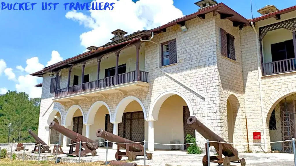 Ioannina Castle Greece with cannons