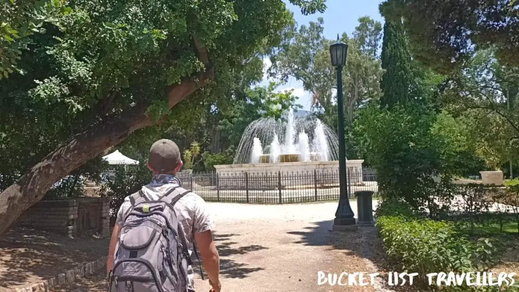 National Garden Athens Greece - fountain