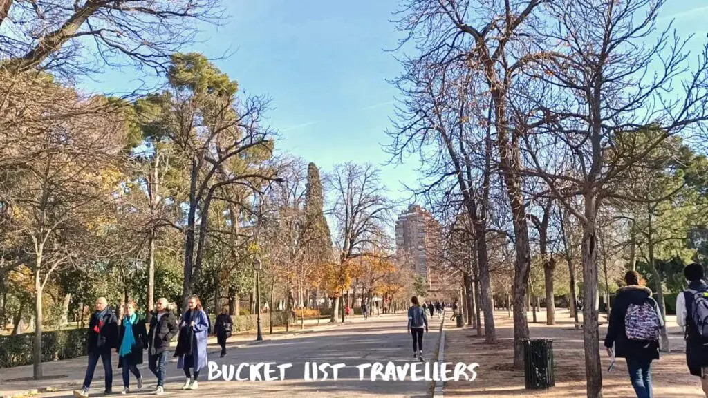 Parque de el Retiro Madrid Spain
