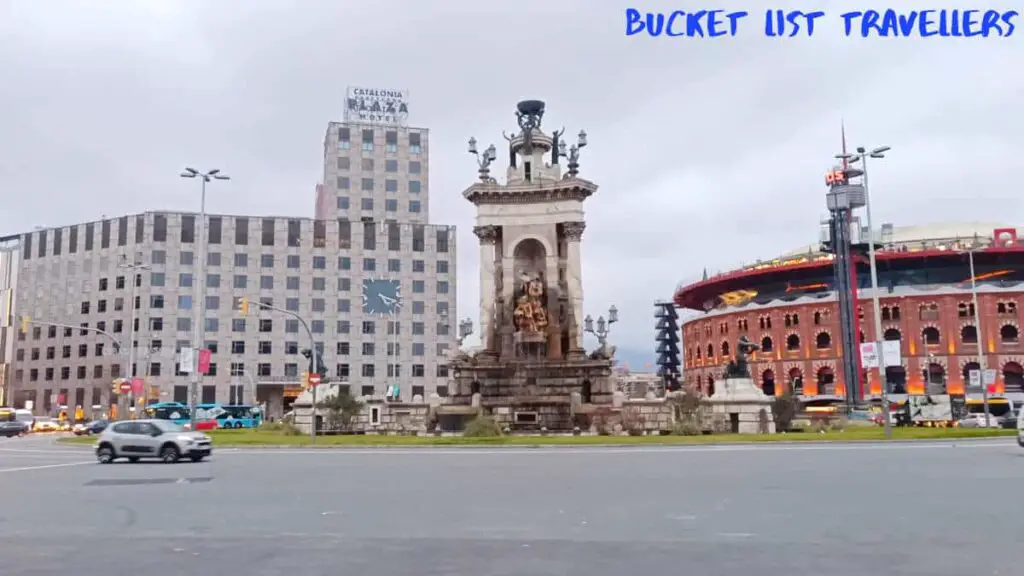 Placa d'Espanya Barcelona Spain