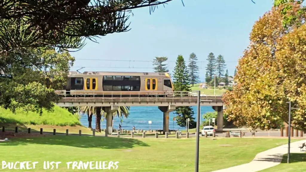Train Hindmarsh Park Kiama NSW Australia