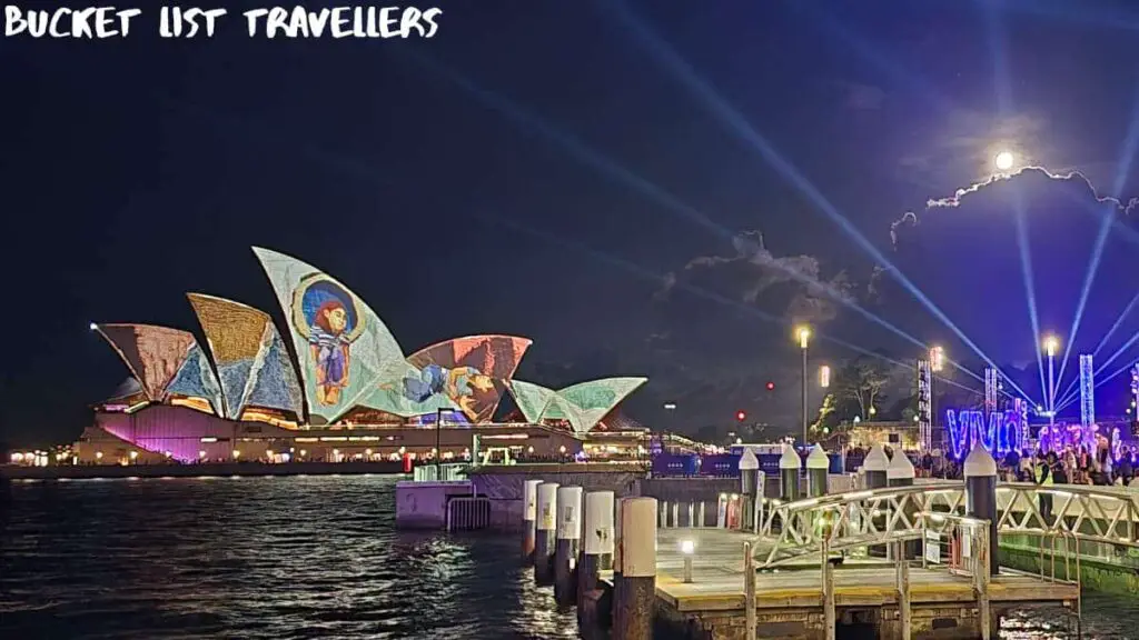 Vivid Sydney Australia - Sydney Harbour Bridge